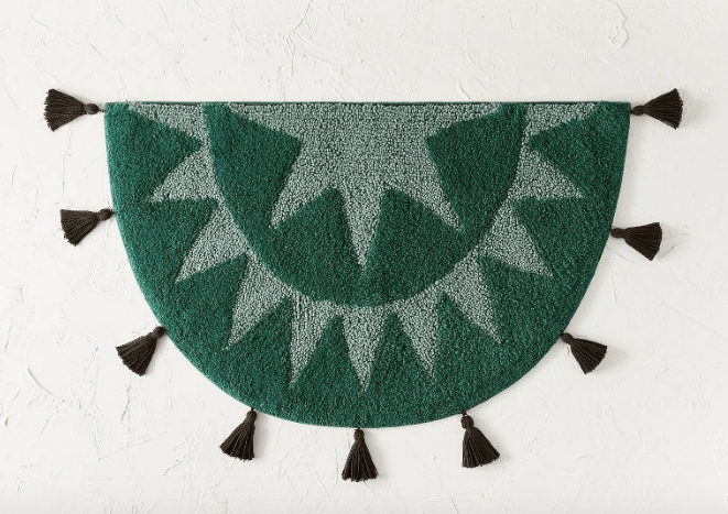 Soleil Half Bath Rug Moon Green
