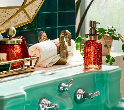 Swan Hand Towel Holder Brass