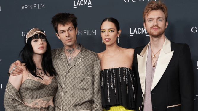 Billie Eilish, Jesse Rutherford, Finneas