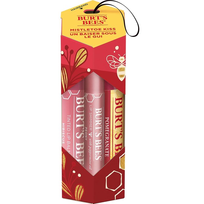 Burt’s Bees Mistletoe Kiss Gift Set Amazon