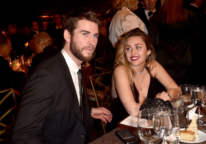 Miley Cyrus, Liam Hemsworth