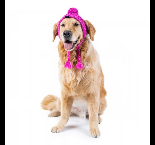 Canada Pooch Pink Polar Pom Pom Dog Hat Petco