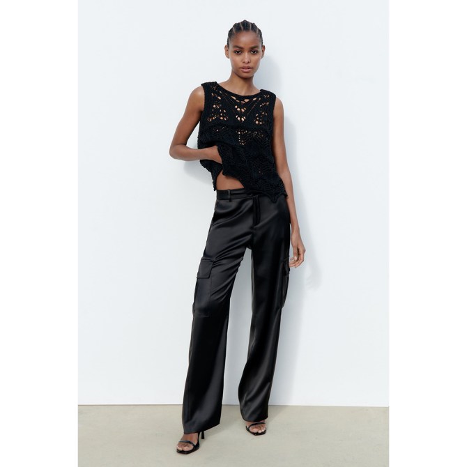 Zara Satin Trousers
