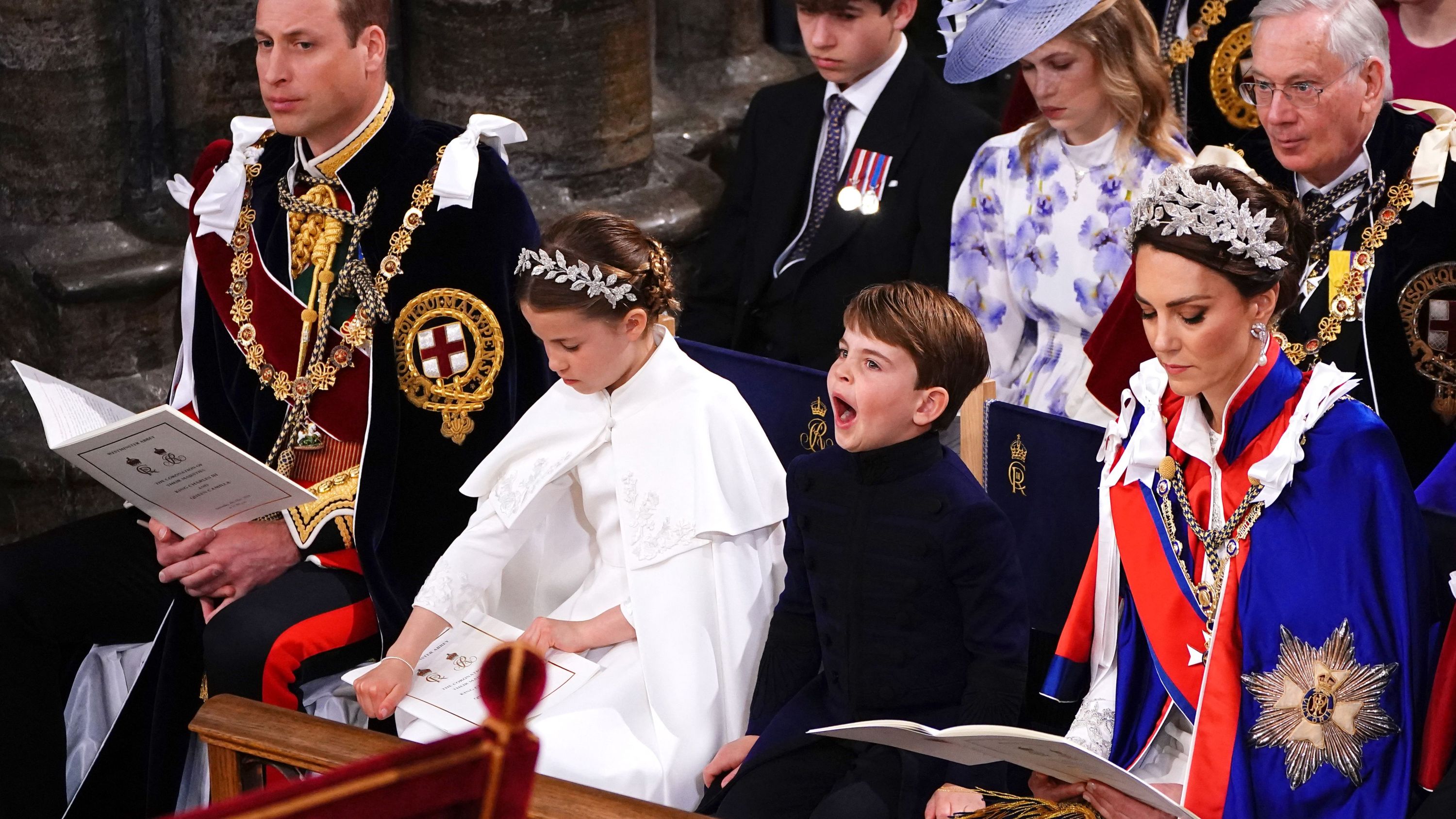 The royal kids at King Charles' coronation
