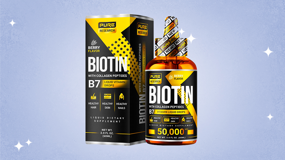 Pure Research Biotin & Collagen Drops