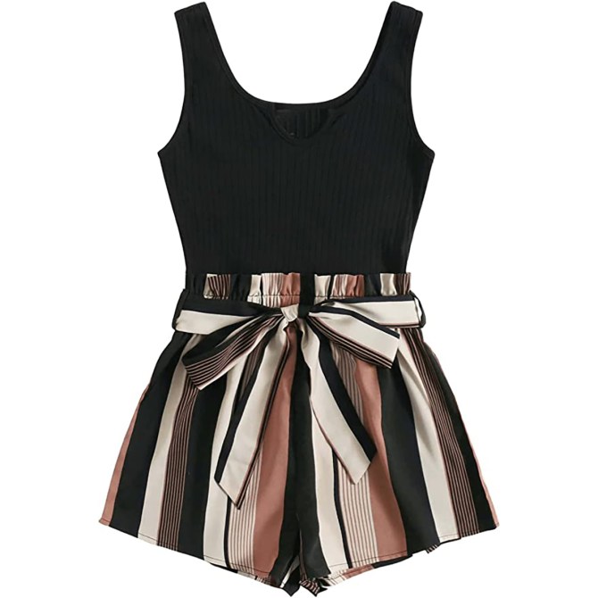 SOLY HUX Belted Romper