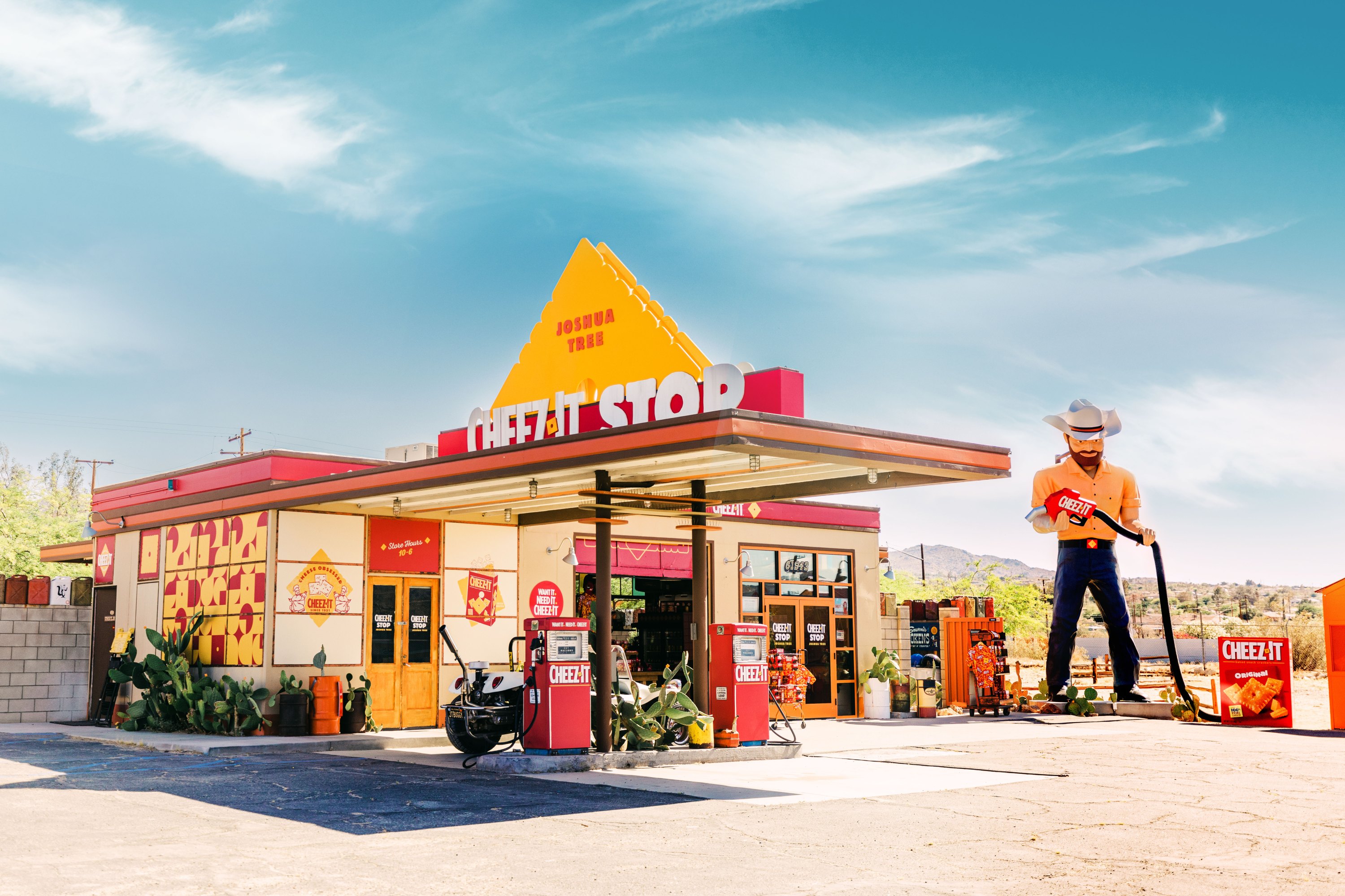 The Cheez-It Stop in Joshua Tree, California
