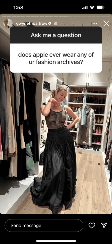 Gwyneth Paltrow daughter apple