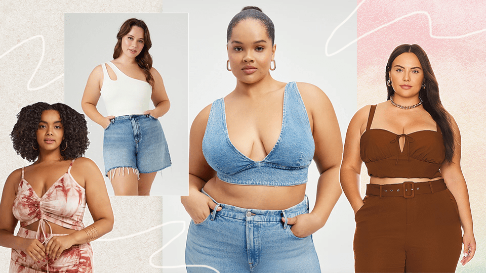 STYLECASTER | Plus Size Crop Tops