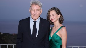 Harrison Ford and Calista Flockhart attend the "Indiana Jones And The Dial Of Destiny" screening at Taormina Film Festival 2023 on June 25, 2023 in Taormina, Italy.