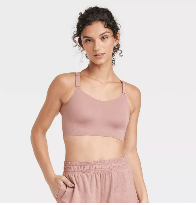 High Support Embossed Racerback Run Sports Bra