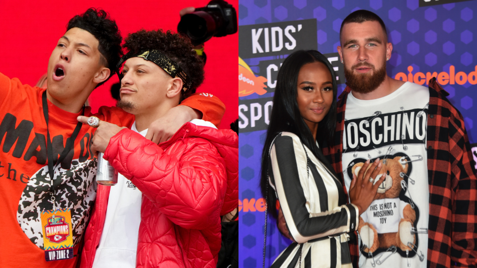 Jackson Mahomes, Patrick Mahomes, Kayla Nicole, Travis Kelce