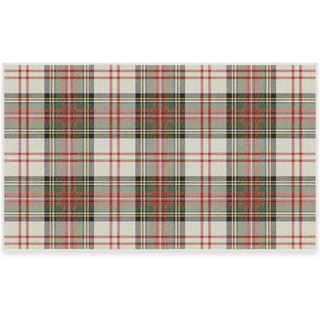 RUGGABLE Winter Plaid Washable Rug