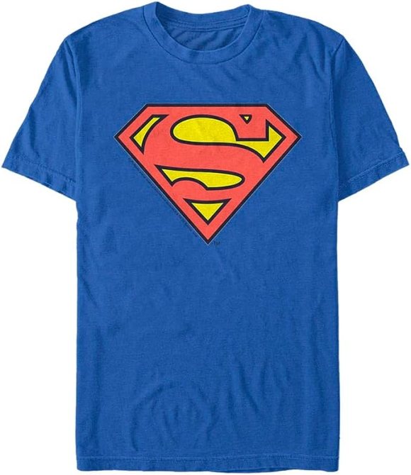 DC Comics Superman S Super Logo Men's Blue T-Shirt