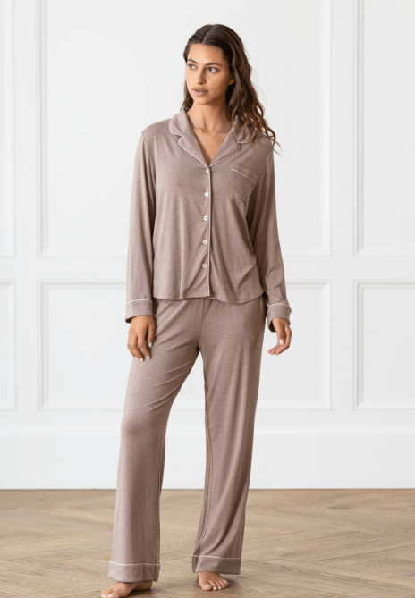 Cozy Earth Long Sleeve Bamboo Pajama Set