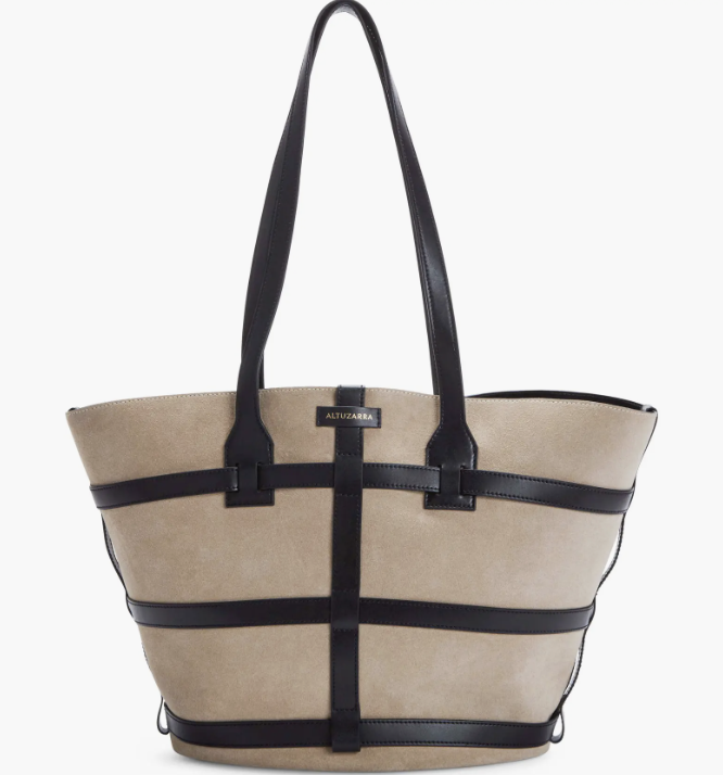 Altuzarra Large Park Place Suede & Leather Tote