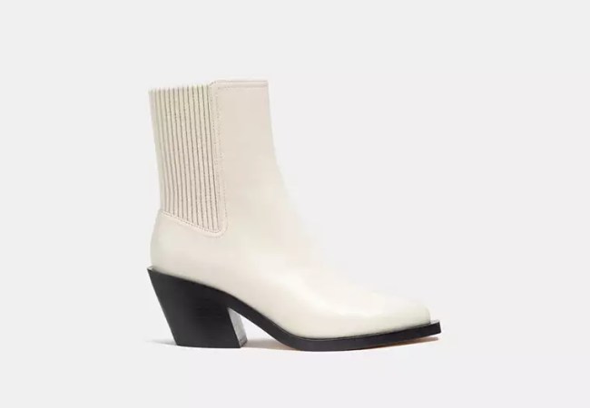 Coach Prestyn Bootie in Chalk