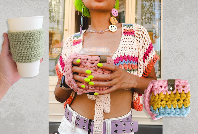Crochet Drink Cup Cozy