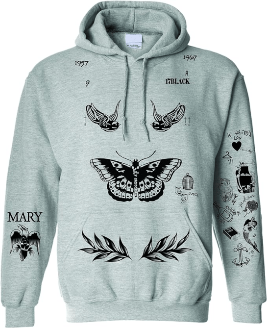 Harry Styles Tattoo Hoodie