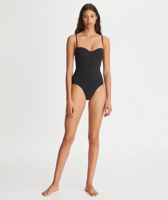 Tory Burch Underwire One-Piece Swimsuit