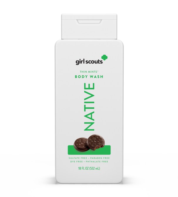 Native Limited Edition Girl Scout Thin Mints Cookie Body Wash
