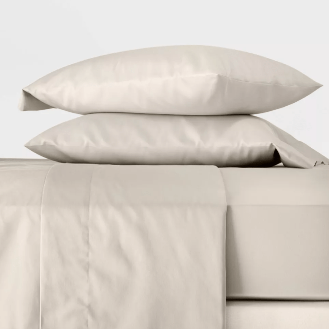 Casaluna 300 Thread Count Temperature Regulating Solid Sheet Set