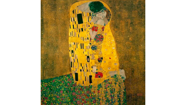 The Kiss, Gustav Klimt (1908)