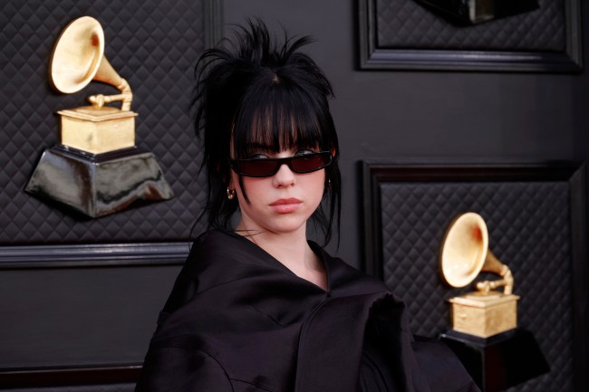 Billie Eilish at the 64th Annual Grammy Awards