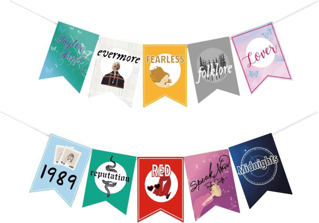 Byqone Taylor Swift Banner Decorations