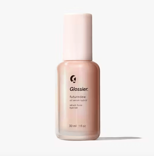 A bottle of Glossier Futuredew