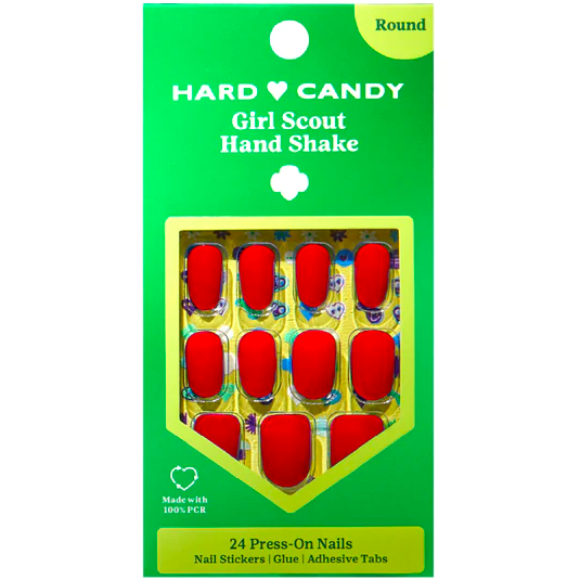 A box of Hard Candy x Girl Scouts Hand Shake Press On Nails