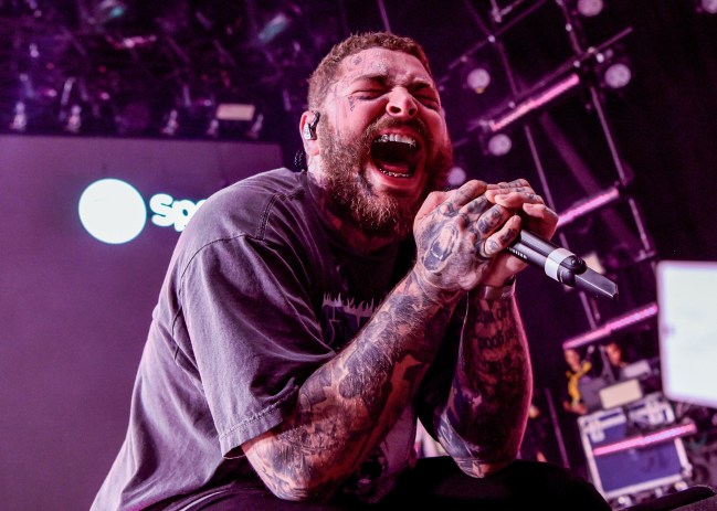 Post Malone Net Worth. Post Malone performs on stage as Spotify hosts an evening of music with star-studded performances with The Black Keys and Post Malone, during Cannes Lions 2022, at Spotify Beach on June 22, 2022 in Cannes, France