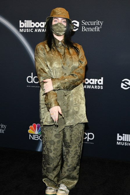 Billie Eilish at the 2020 Billboard Music Awards broadcast in Los Angeles.
