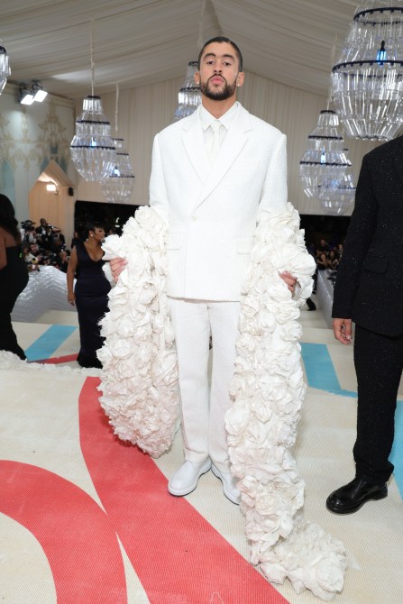 Bad Bunny at the Met Gala in New York City.