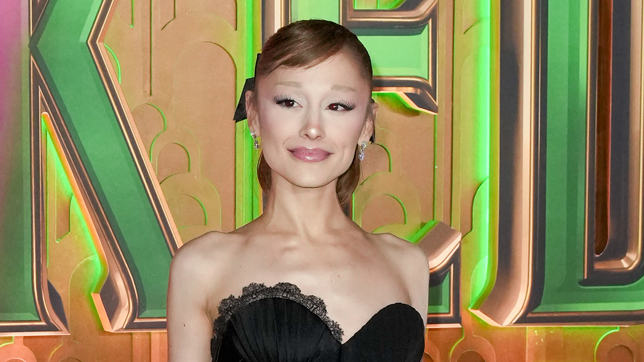 Ariana Grande at the "Wicked: For Good" New York Premiere held at Lincoln Center for the Performing Arts on November 17, 2025 in New York, New York.