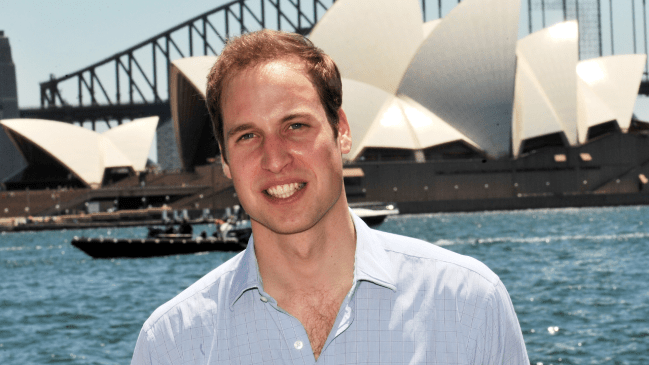 January 20, 2010: Prince William at the Sydney Opera House