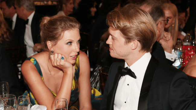 Taylor Swift and Joe Alwyn at the Golden Globes