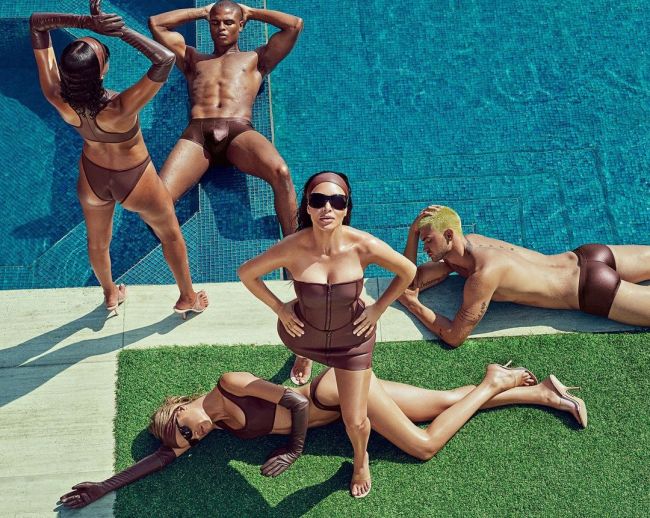 SKIMS Swim campaign starring Kim Kardashian