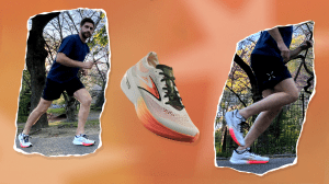 brooks hyperion elite 4 review man testing shoes