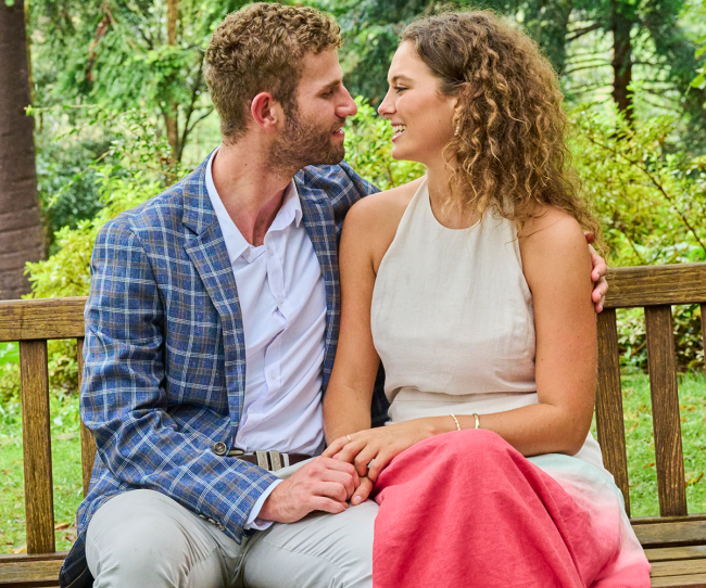 Harry Lloyd & Tess Brookman