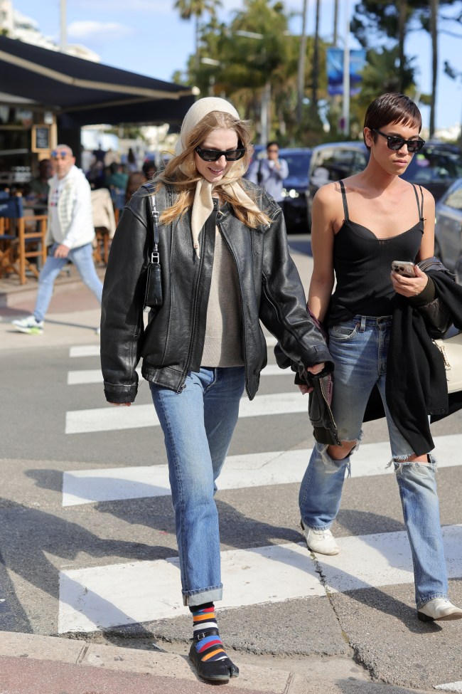Hunter Schafer is seen during the 77th Cannes Film Festival on May 16, 2024 in Cannes, France.