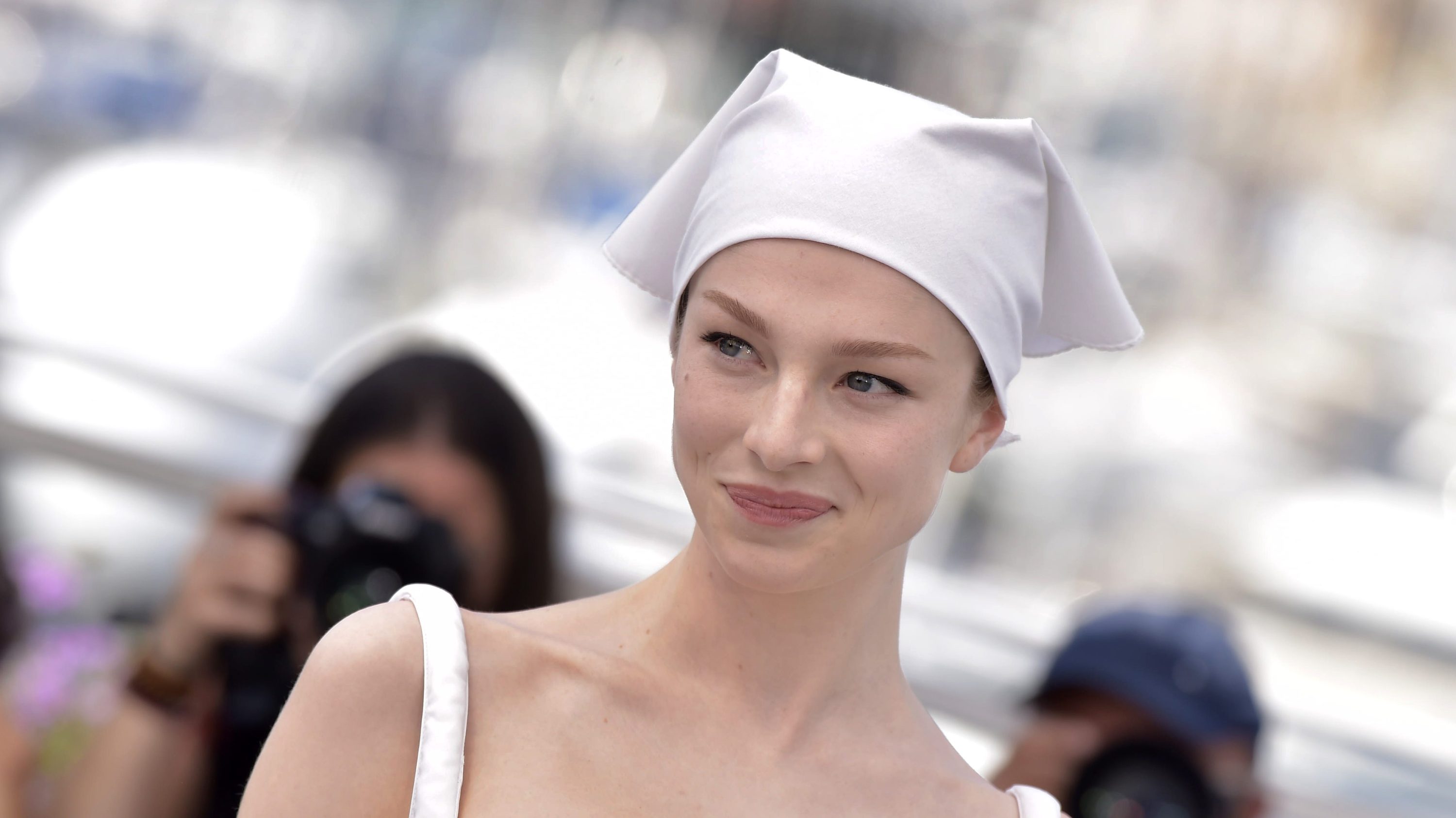 American actress Hunter Schafer at Cannes Film Festival 2024. Kinds Of Kindness Photocall. Cannes (France), May 18, 2024.