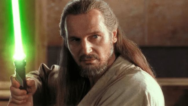 Qui-Gon Jinn played by Liam Neeson in Star Wars