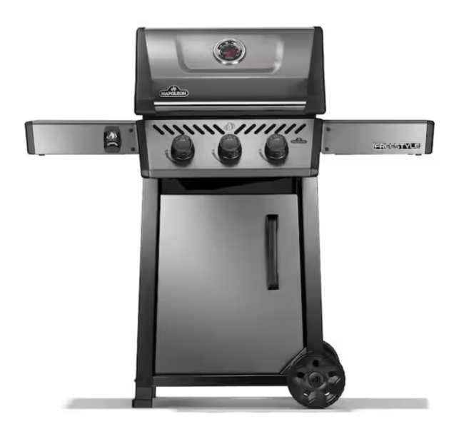 Napoleon Freestyle 365 3-Burner Propane Gas Grill in graphite grey