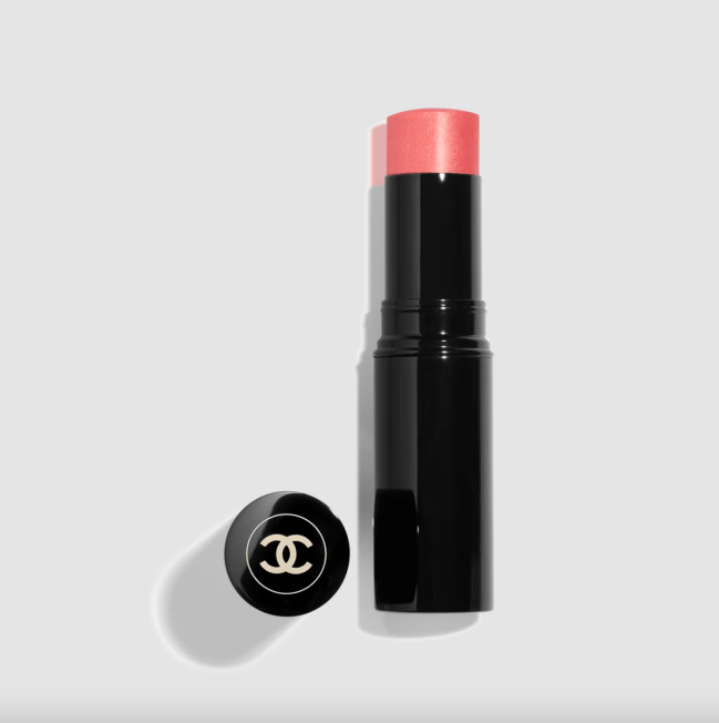 Chanel Les Beiges Healthy Sheer Colour Stick Blush in a black tube.