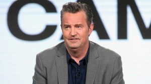 PASADENA, CA - JANUARY 13:  Actor Matthew Perry of the television show 'The Kennedys - After Camelot' speaks onstage during the REELZChannel portion of the 2017 Winter Television Critics Association Press Tour at the Langham Hotel on January 13, 2017 in Pasadena, California