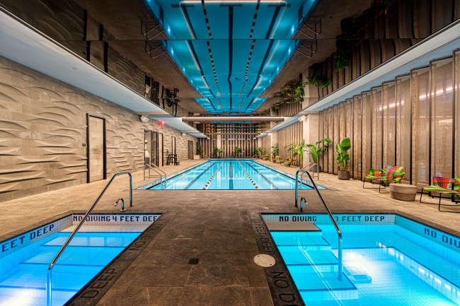Cold Plunge Pools at Equinox Hudson Yards
