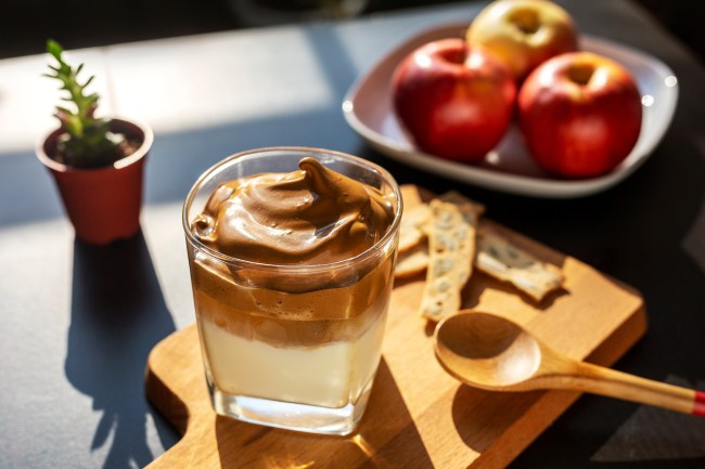 Maple Whipped Dalgona Coffee