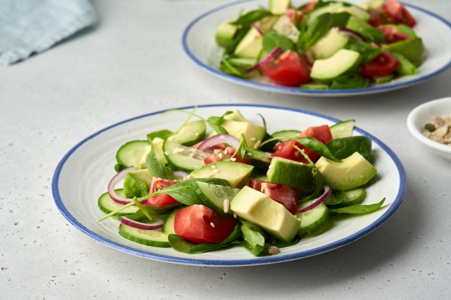 Cucumber Avocado Salad