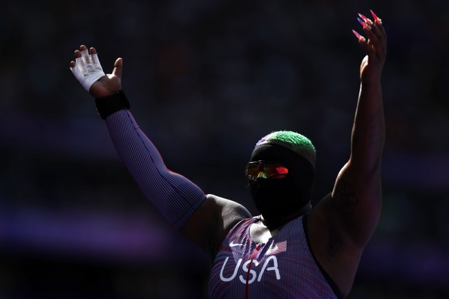 Raven Saunders olympic nails